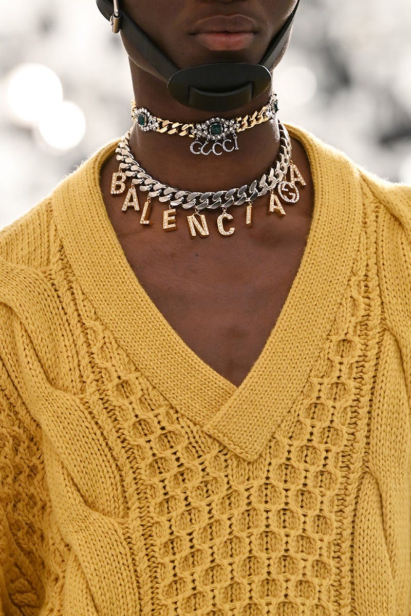 balenciaga gucci necklace